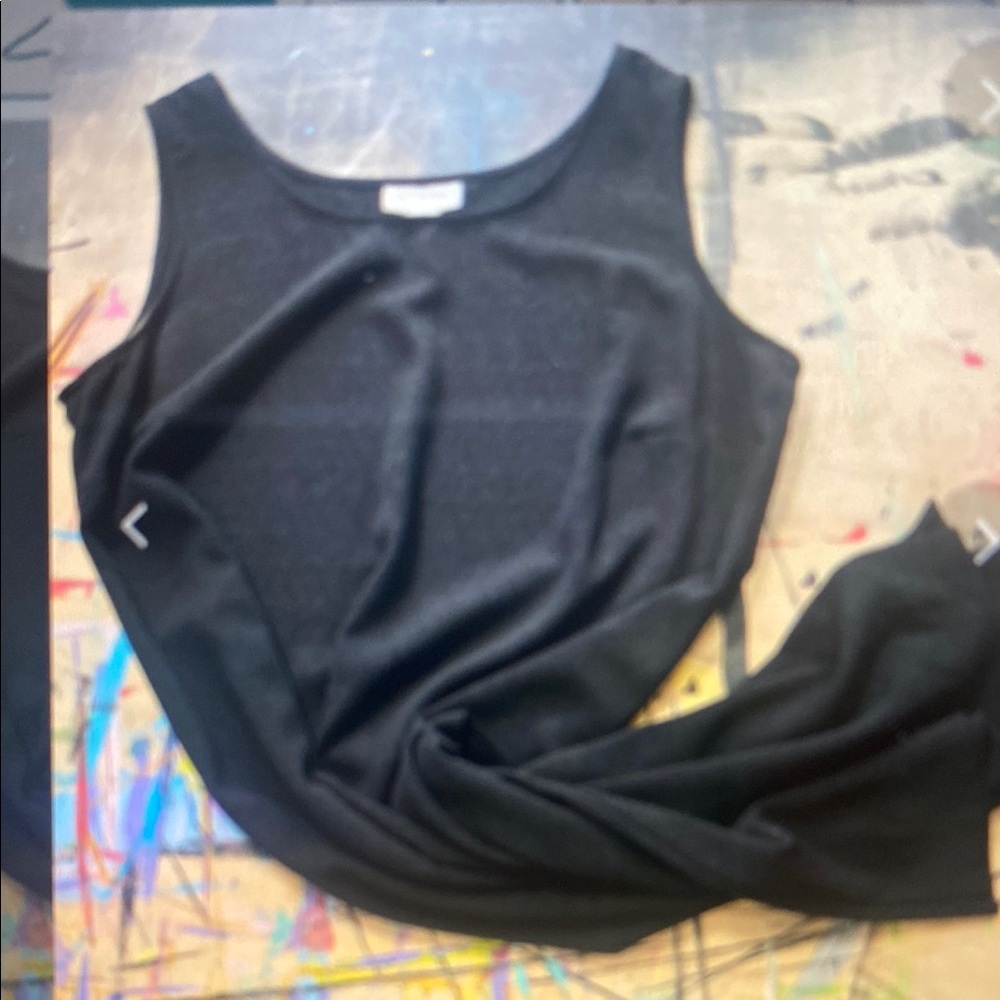 Studio I Black Sleeveless Tank Top